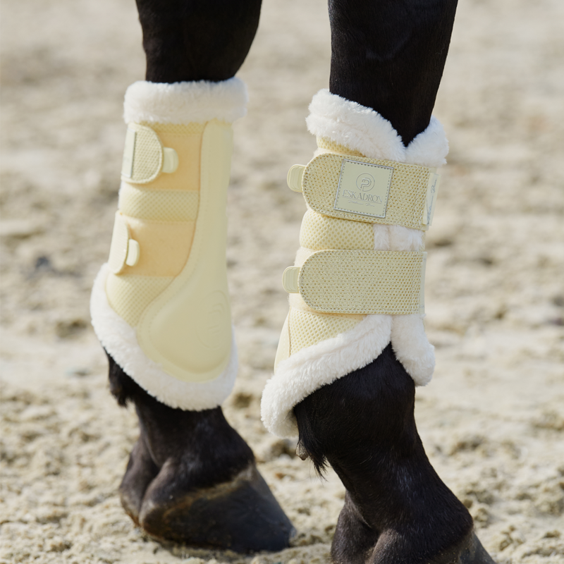 Eskadron Mesh Evo-Wool Tendon Boots Platinum Pure SS23 - Sunflower-1